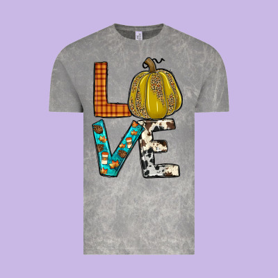 Fall Love Vintage Tee Designed By Jahusdesignshop