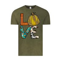 Vintage Olive fall love Vintage Tee - JahusDesignShop