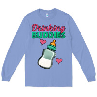 Colony Blue Drinking Buddies Long Sleeve Tee - Jasminsmagicworld