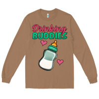 Toasted Coconut Drinking Buddies Long Sleeve Tee - Jasminsmagicworld