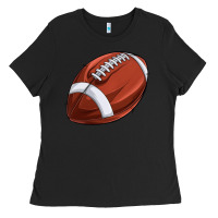 Black football Ladies Tee - texasbilliewilder