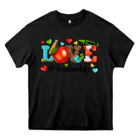 Black love teacher life Heavy Core Tee - texasbilliewilder