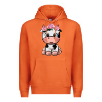 Carrot cute cow Premium Hoodie - texasbilliewilder