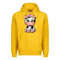Lemon cute cow Premium Hoodie - texasbilliewilder