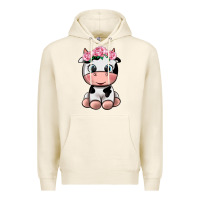 Tofu cute cow Premium Hoodie - texasbilliewilder