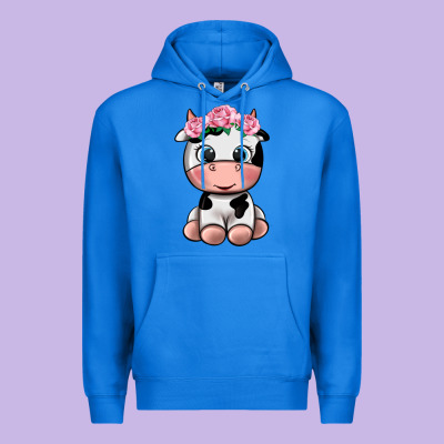 Cute Cow Premium Hoodie Designed By Texasbilliewilder