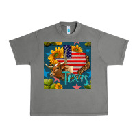 Tornado 4th of july texas map with cow seamless pattern Urban Heavy Tee - BundleAndBundleShop