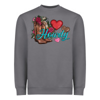 Storm valentines day howdy and boots Heavyweight Sweatshirt - AdoDesignShop