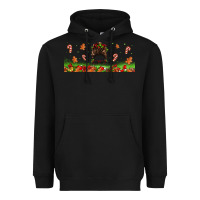 Black christmas mama messy bun Heavyweight Hoodie - Jasminsmagicworld