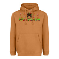 Meerkat christmas mama messy bun Heavyweight Hoodie - Jasminsmagicworld