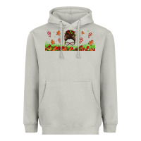 Moon Dust christmas mama messy bun Heavyweight Hoodie - Jasminsmagicworld