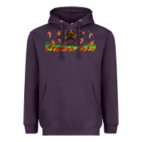 Plum christmas mama messy bun Heavyweight Hoodie - Jasminsmagicworld