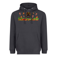 Smoke christmas mama messy bun Heavyweight Hoodie - Jasminsmagicworld