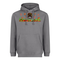 Storm christmas mama messy bun Heavyweight Hoodie - Jasminsmagicworld
