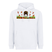 White christmas mama messy bun Heavyweight Hoodie - Jasminsmagicworld
