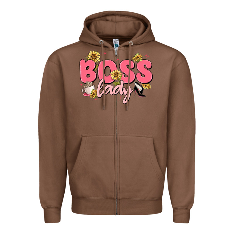 Boss Lady Zipper Hoodie by MaliasSmallBusiness | Teevron