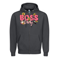 Smoke boss lady Zipper Hoodie - MaliasSmallBusiness