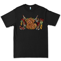 Black joy highland cow Premium Tee - RanaPortraitStore