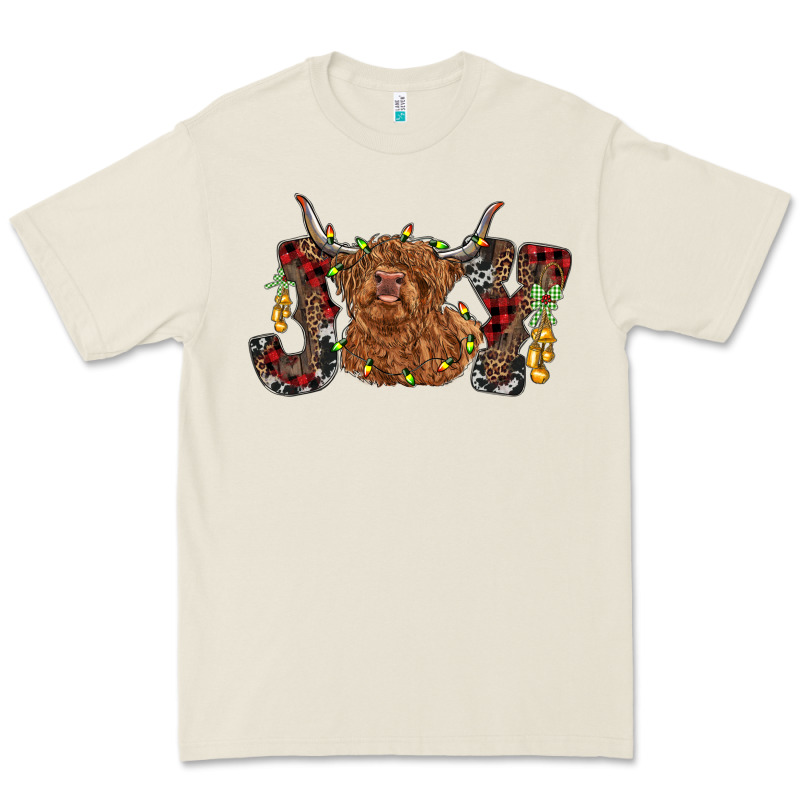Joy Highland Cow Premium Tee by RanaPortraitStore | Teevron
