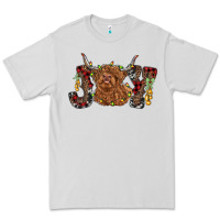 Dove Grey joy highland cow Premium Tee - RanaPortraitStore