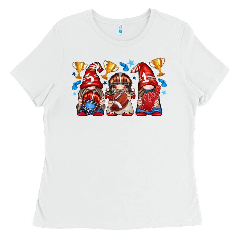 Football Gnome With Element Ladies Tee by texasbilliewilder | Teevron