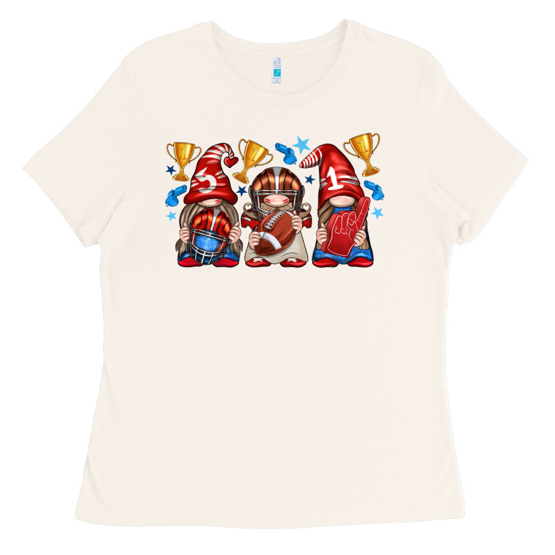 Football Gnome With Element Ladies Tee by texasbilliewilder | Teevron