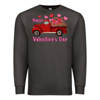 Smoke happy valentine's day truck hearts Premium Sweatshirt - RanaPortraitStore