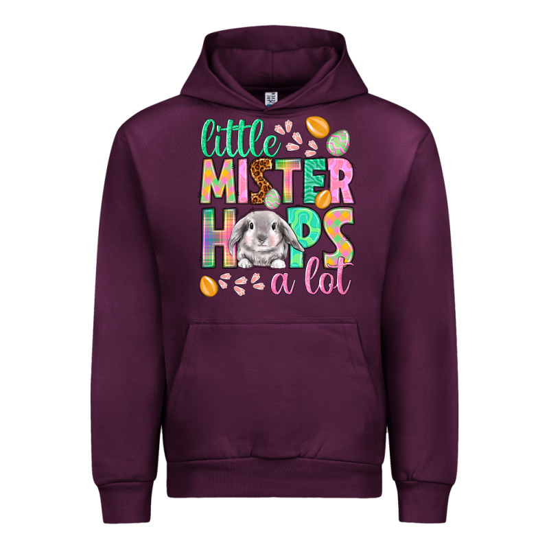 Little Mister Hops A Lot Easter Day Urban Hoodie by HowdyJamesFarm | Teevron