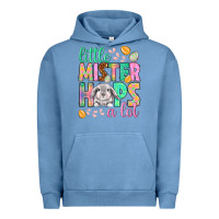 Pigment Pebble Blue Little mister hops a lot Easter Day Urban Hoodie - HowdyJamesFarm