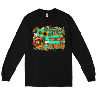 Black Somewhere Between Whiskey and Jesus Long Sleeve Tee - Jasminsmagicworld