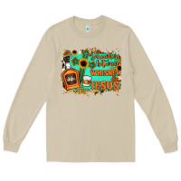 Mushroom Somewhere Between Whiskey and Jesus Long Sleeve Tee - Jasminsmagicworld
