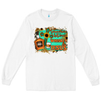 White Somewhere Between Whiskey and Jesus Long Sleeve Tee - Jasminsmagicworld