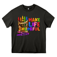 Asphalt make life colorful Heavy Core Tee - texasbilliewilder
