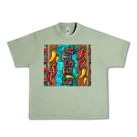 Oil Green fiesta with pepper Urban Heavy Tee - Artiststas