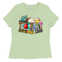 Matcha teachers change the world Ladies Tee - Zillion Design Studio