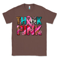 Chestnut think pink cancer ribbon Classic Tee - AdoDesignShop