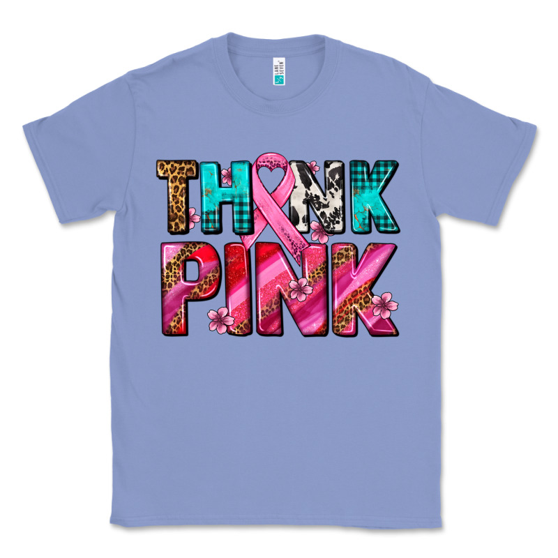 Think Pink Cancer Ribbon Classic Tee by AdoDesignShop | Teevron