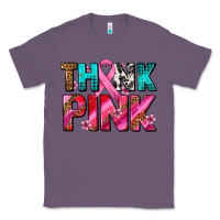 Lavender think pink cancer ribbon Classic Tee - AdoDesignShop