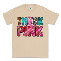Mushroom think pink cancer ribbon Classic Tee - AdoDesignShop
