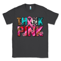 Smoke think pink cancer ribbon Classic Tee - AdoDesignShop