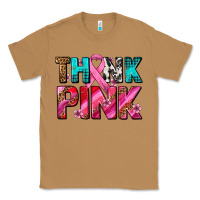 Toasted Coconut think pink cancer ribbon Classic Tee - AdoDesignShop