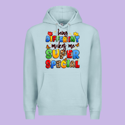 Being Different Makes Me Super Special Premium Hoodie Designed By Jahusdesignshop