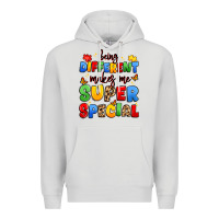 Dove Grey being different makes me super special Premium Hoodie - JahusDesignShop
