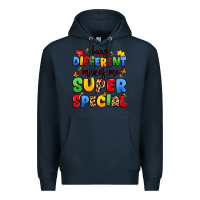 Navy being different makes me super special Premium Hoodie - JahusDesignShop