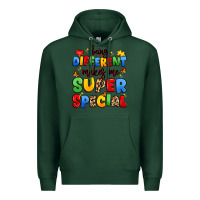 Sports Green being different makes me super special Premium Hoodie - JahusDesignShop