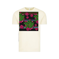 Vintage Arctic mexican rose and cactus seamless pattern Vintage Tee - BundleAndBundleShop