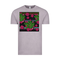Vintage Zinc mexican rose and cactus seamless pattern Vintage Tee - BundleAndBundleShop