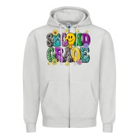 Dove Grey second grade Zipper Hoodie - NancyCooperArtShop