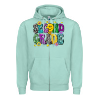Seafoam second grade Zipper Hoodie - NancyCooperArtShop