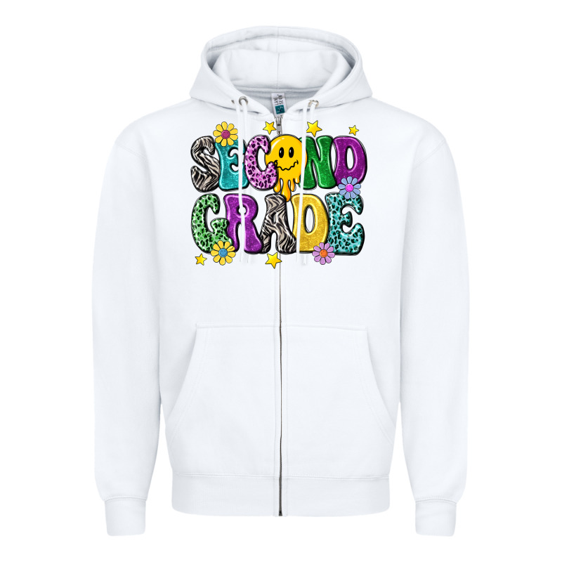 Second Grade Zipper Hoodie by NancyCooperArtShop | Teevron
